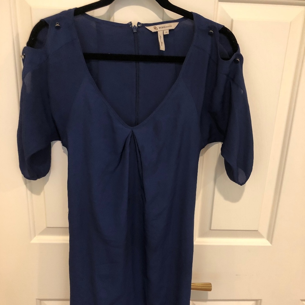 Blue BCBG dress